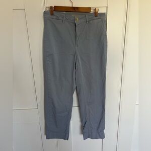 EVERLANE. Straight leg utility light blue/ slate coloured cargo pants size 6